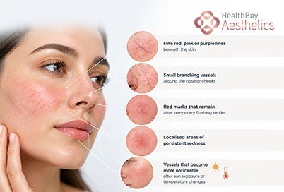 Recognise Broken Capillaries
